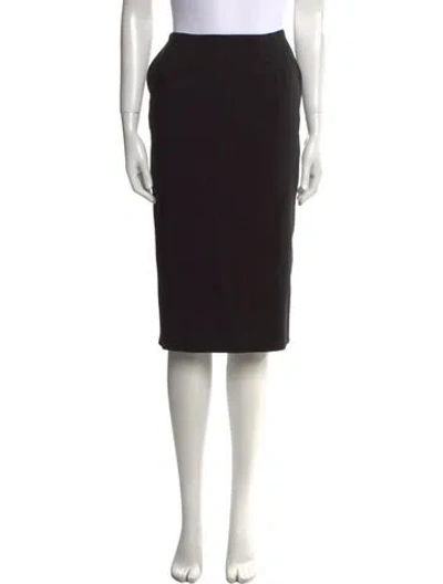 Pre-owned Fendi Vintage Knee-length Skirt In Black