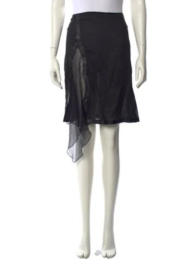 Pre-owned Fendi Vintage Knee-length Skirt In Black