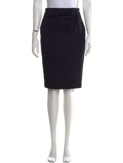 Pre-owned Fendi Vintage Knee-length Skirt In Black
