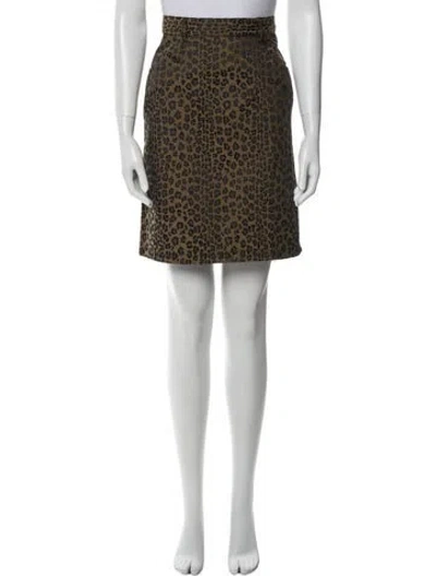 Pre-owned Fendi Vintage Knee-length Skirt In Brown