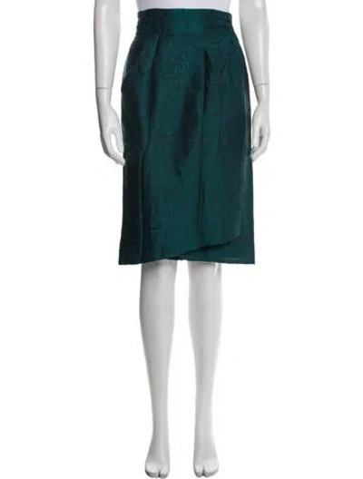 Pre-owned Fendi Vintage Knee-length Skirt In Green