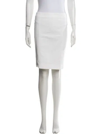 Pre-owned Fendi Vintage Knee-length Skirt In White