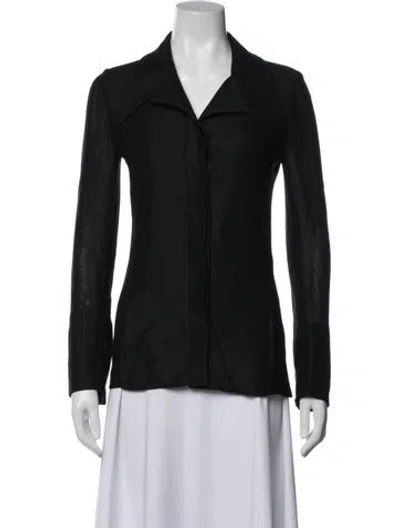 Pre-owned Fendi Vintage Late 1980's - Early 1990's Blazer In Black