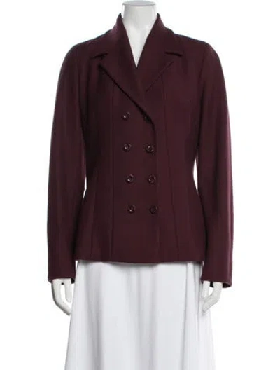 Pre-owned Fendi Vintage Late 1980's - Early 1990's Blazer In Purple