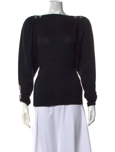 Pre-owned Fendi Vintage Late 1980's - Early 1990's Sweater In Black
