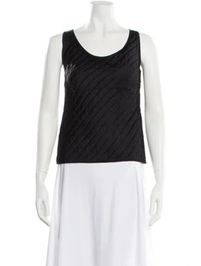 Pre-owned Fendi Vintage Late 1980's - Early 1990's Top In Black