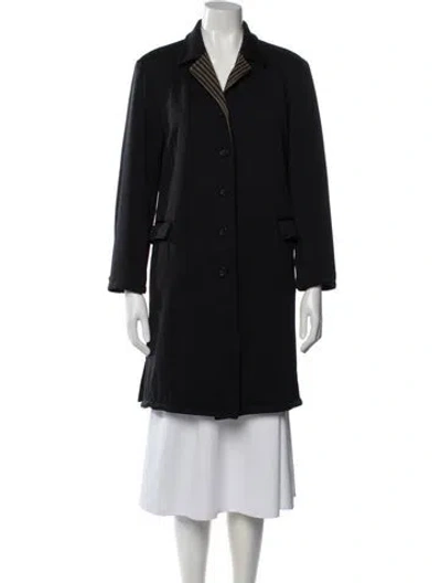 Pre-owned Fendi Vintage Late 1990's - Early 2000's Coat In Black