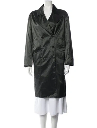 Pre-owned Fendi Vintage Late 1990's - Early 2000's Trench Coat In Grey
