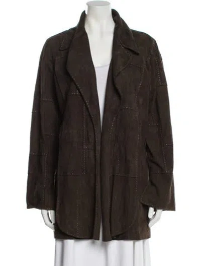 Pre-owned Fendi Vintage Late 2000's - Early 2010's Jacket In Brown