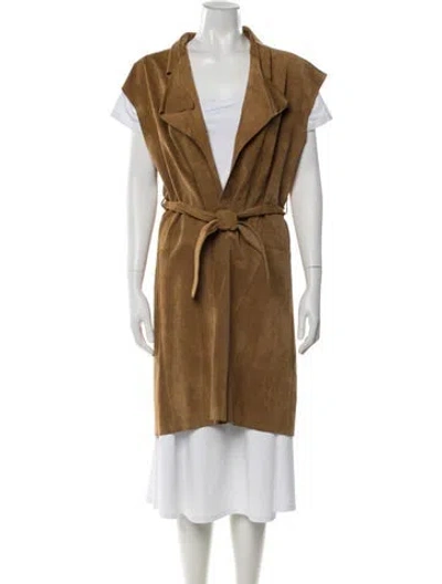 Pre-owned Fendi Vintage Late 2000's - Early 2010's Jacket In Brown