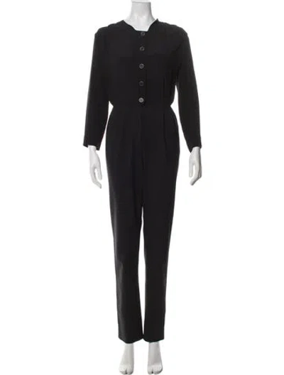 Pre-owned Fendi Vintage Late 2000's - Early 2010's Jumpsuit In Black