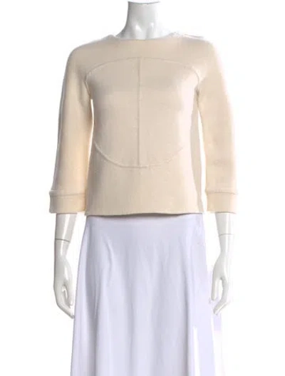 Pre-owned Fendi Vintage Late 2000's - Early 2010's Top In Neutral