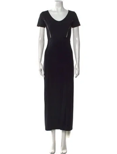 Pre-owned Fendi Vintage Long Dress In Black