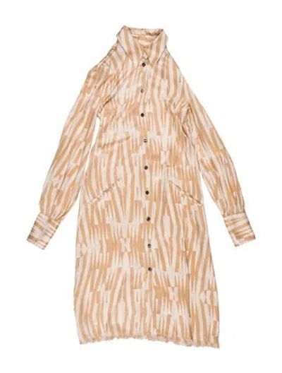 Pre-owned Fendi Vintage Long Dress In Neutral