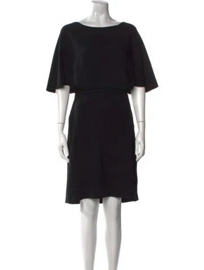 Pre-owned Fendi Vintage Midi Length Dress In Black