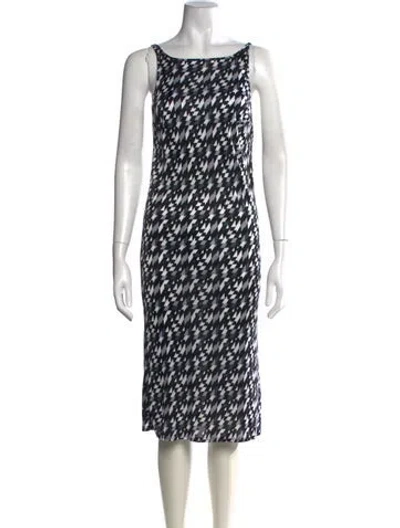 Pre-owned Fendi Vintage Midi Length Dress In Black