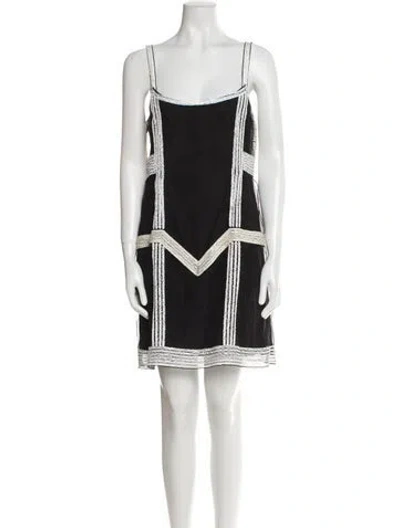 Pre-owned Fendi Vintage Mini Dress In Black
