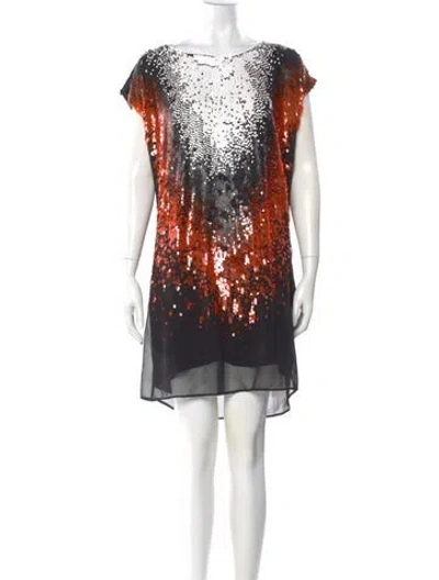 Pre-owned Fendi Vintage Mini Dress In Black