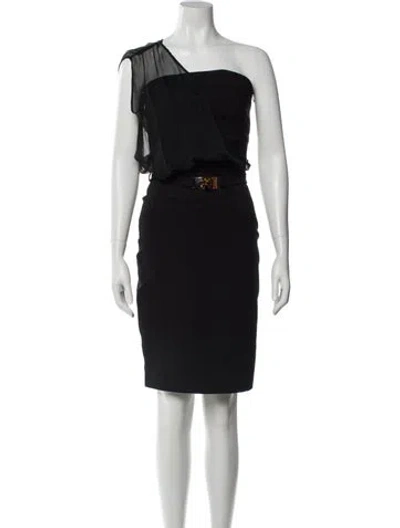 Pre-owned Fendi Vintage Mini Dress In Black