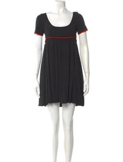 Pre-owned Fendi Vintage Mini Dress In Black