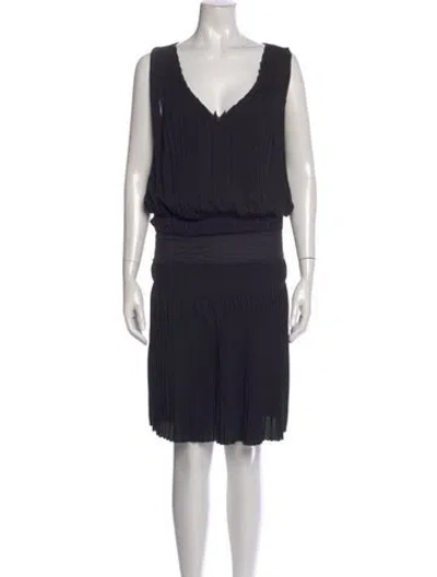 Pre-owned Fendi Vintage Mini Dress In Black