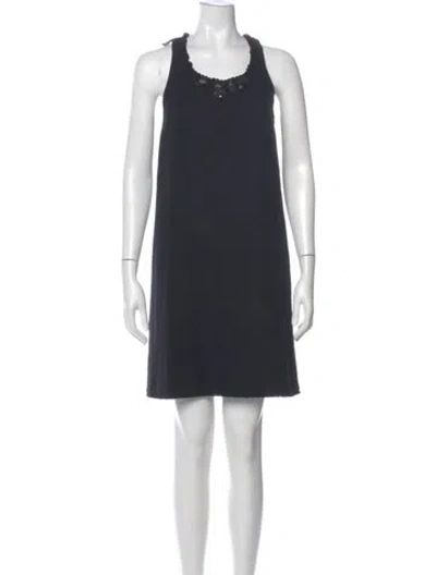 Pre-owned Fendi Vintage Mini Dress In Black