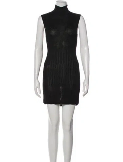 Pre-owned Fendi Vintage Mini Dress In Black