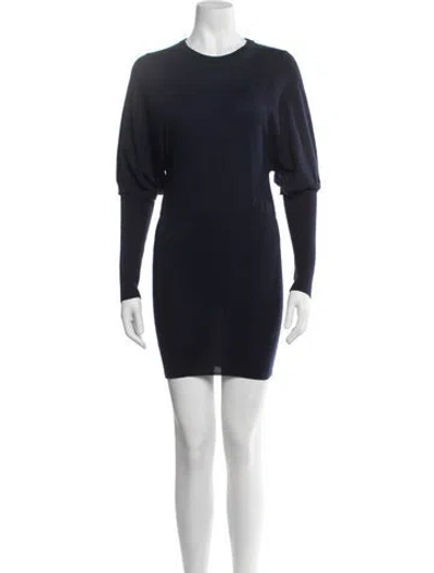 Pre-owned Fendi Vintage Mini Dress In Blue