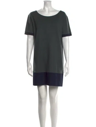 Pre-owned Fendi Vintage Mini Dress In Gray