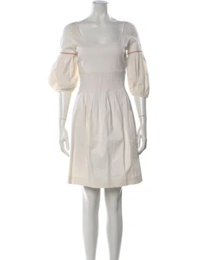 Pre-owned Fendi Vintage Mini Dress In Gray