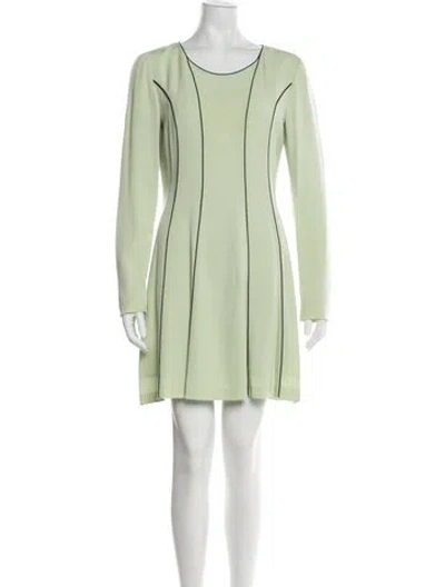 Pre-owned Fendi Vintage Mini Dress In Green