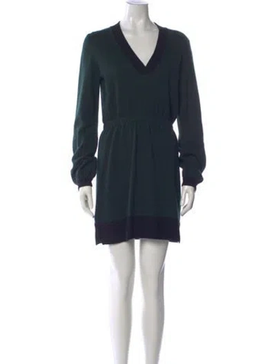 Pre-owned Fendi Vintage Mini Dress In Green