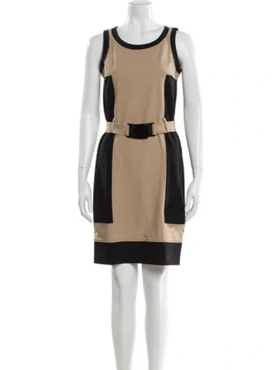 Pre-owned Fendi Vintage Mini Dress In Neutral