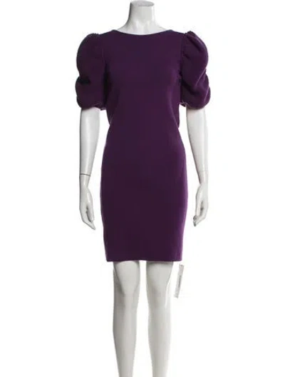 Pre-owned Fendi Vintage Mini Dress In Purple