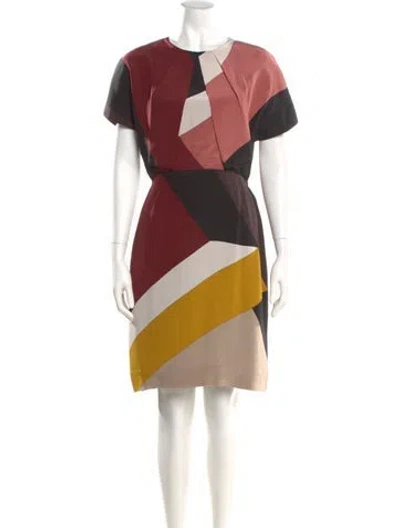 Pre-owned Fendi Vintage Mini Dress In Red