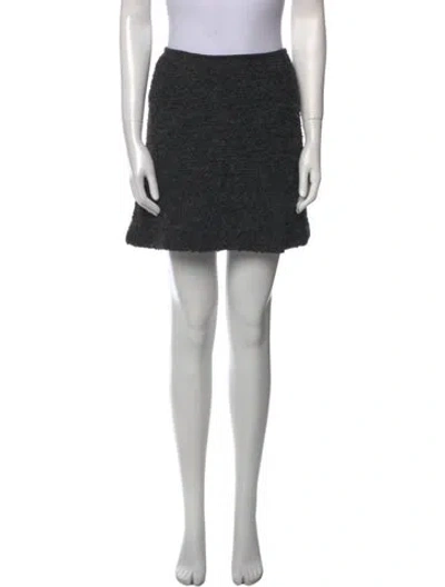 Pre-owned Fendi Vintage Mini Skirt In Black