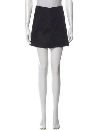 Pre-owned Fendi Vintage Mini Skirt In Black