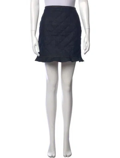 Pre-owned Fendi Vintage Mini Skirt In Black