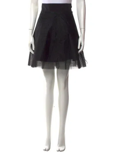 Pre-owned Fendi Vintage Mini Skirt In Black