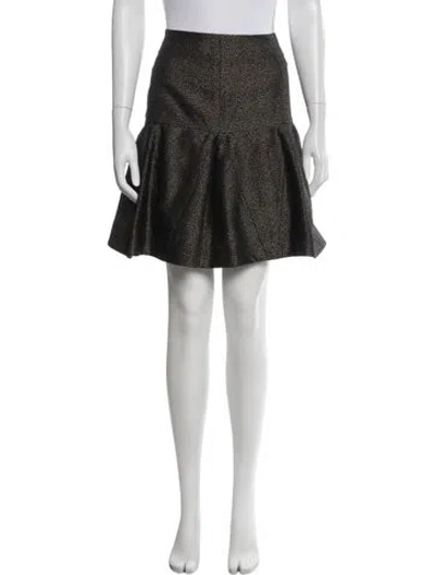 Pre-owned Fendi Vintage Mini Skirt In Black