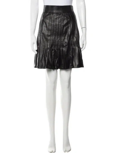 Pre-owned Fendi Vintage Mini Skirt In Black
