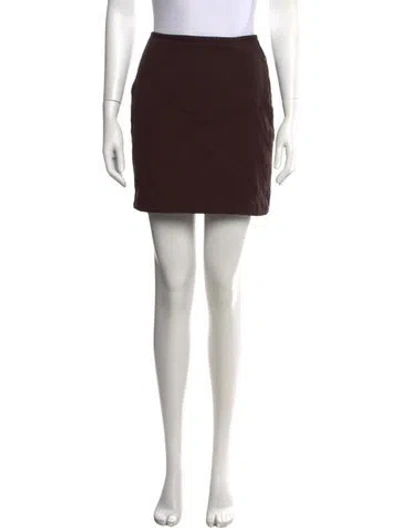 Pre-owned Fendi Vintage Mini Skirt In Brown