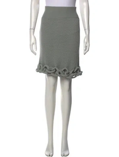 Pre-owned Fendi Vintage Mini Skirt In Grey