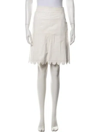 Pre-owned Fendi Vintage Mini Skirt In Neutrals