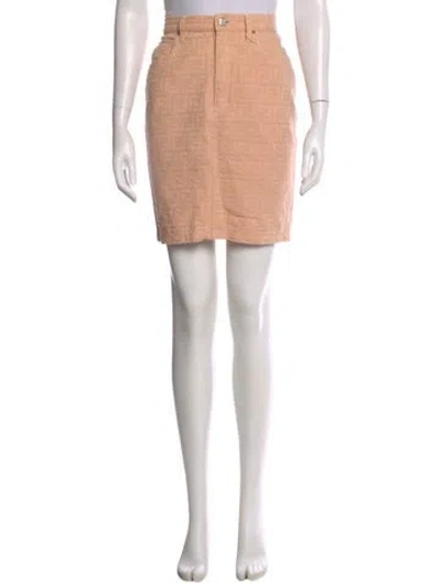 Pre-owned Fendi Vintage Mini Skirt In Pink
