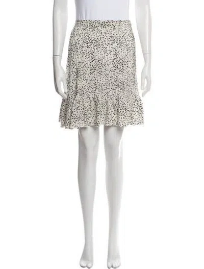 Pre-owned Fendi Vintage Mini Skirt In White