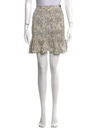 Pre-owned Fendi Vintage Mini Skirt In White