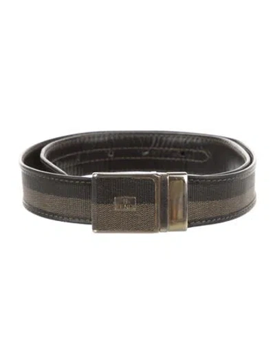 Pre-owned Fendi Vintage Skinny Belt In Neutral