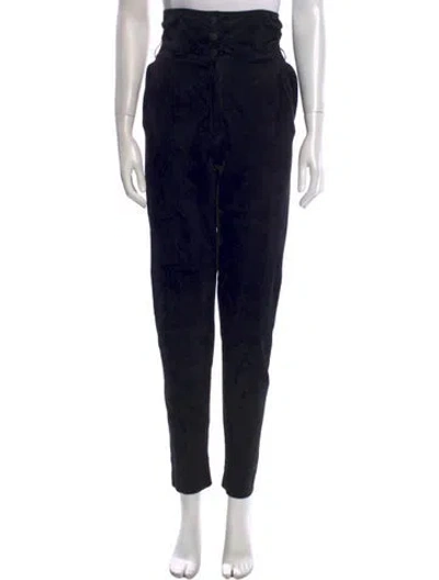 Pre-owned Fendi Vintage Skinny Leg Pants In Black
