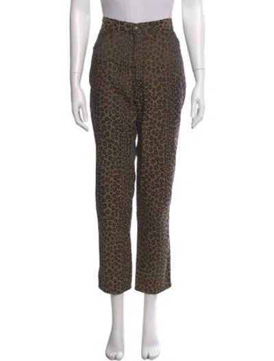 Pre-owned Fendi Vintage Skinny Leg Pants In Brown